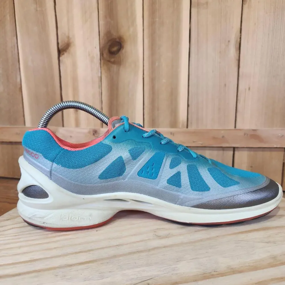 ECCO Biom Fjuel Shoes Mens 8.5 42 Blue Mesh Running Athletic Sneakers Cushioned